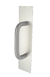 Rockwood 110X 70C.32D Straight Pull Plate, 1" Diameter Pull, 8" Center to Center, 4" by 16" Plate