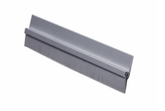 Pemko 18062CNB Brush Door Sweep - 5/8" Grey Nylon Brush, Clear Anodized Aluminum