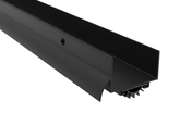 Pemko 216 U Shape Door Shoe, Drip Ledge, Vinyl Bottom Seal, 1-3/4" Door, BSP, 36"