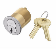 Accentra 2196 1-1/2″ LFIC Mortise Cylinder with Core, Satin Chrome