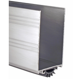 Pemko 221AV Door Shoe/Kickplate, Vinyl Bottom Seal - 1 3/4" Width x 3 1/2"" Height