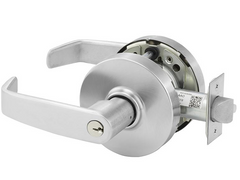 Sargent 28-10G04 LL 26D Grade 1 Storeroom Cylindrical Lock, L Lever, Conventional Cylinder, Satin Chrome Finish