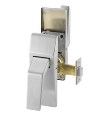 Sargent 28-115 Push/Pull Latch, Low Profile, 5" Backset, Satin Chrome