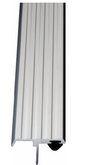 Pemko 355CS “T” Astragal with Silicone Insert, Clear Anodized Aluminum