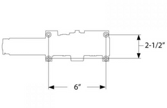 LCN 4011 Regular Arm Door Closer, Pull Side Mount