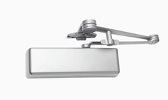 LCN 4111-HCUSH Grade 1 Surface Door Closer, Parallel Arm Push Side Mount with Hold Open Cush-N-Stop Arm, Aluminum