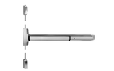 ACCENTRA 6170/6170F Surface Vertical Rod Exit Device, 36" Length, Stainless Steel