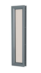 Rockwood LT-B1 Lite Kit Dark Gray Primer Coat with Pyran Platinum Fire Rated Glass