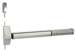 Accentra 7170F90 Fire Rated Surface Vertical Rod Device, 36" x 84", Less Bottom Rod, Satin Stainless Steel