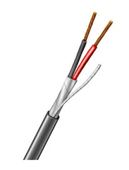 Aiphone 82220250C Wire, 2 Conductor, 22awg, Overall Shield, 500 Feet