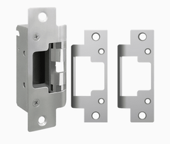 HES 8300C Complete 12/24VDC Electric Strike, Satin Stainless Steel