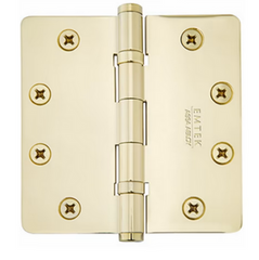 Emtek Heavy Duty Solid Brass, Ball Bearing Hinge, Square Corners 3 1/2" x 3 1/2" - SOLD AS PAIR