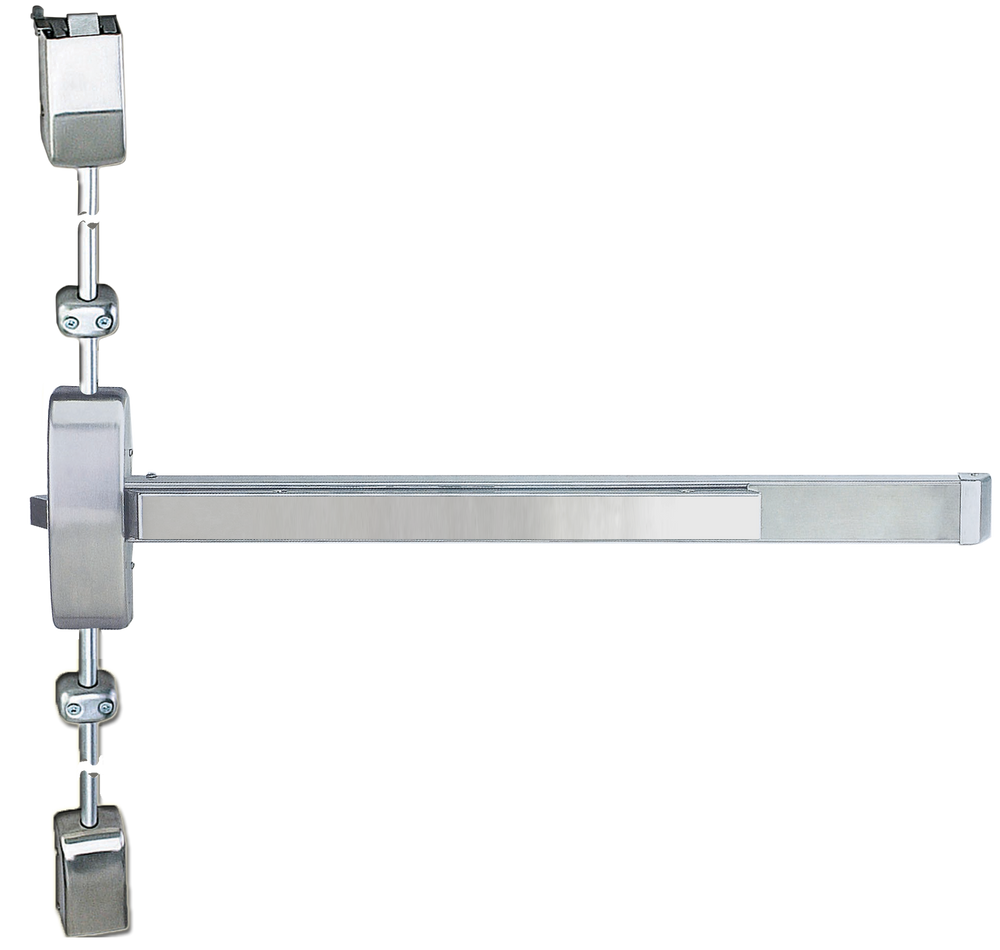Cal-Royal 9860V Series Grade 1 Surface Vertical Rod Exit Device