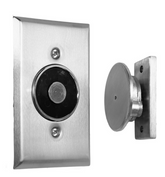 ABH 2400L Electromagnetic Door Holder - Flush Wall Mount with Low Profile Armature