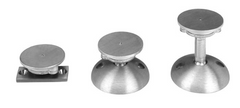 ABH 2400L Electromagnetic Door Holder - Flush Wall Mount with Low Profile Armature