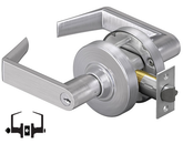 Schlage ALX50P RHO Grade 2 Commercial Entrance/Office Lock, Rhodes Lever, Conventional Cylinder