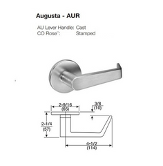 ACCENTRA 8860-2FL Grade 1 Store Door Mortise Lock