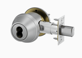 Schlage B660B Grade 1 Single Cylinder Deadbolt, Keyed Outside/Thumbturn Inside, SFIC Prep, Less Core