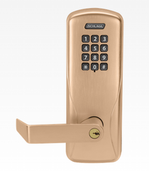 Schlage Electronics CO100CY50KPRHO Grade 1 Electronic Keypad Lock, Office/Classroom Function, Rhodes Lever