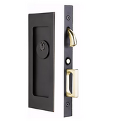 Emtek Modern Rectangular Pocket Door Keyed Mortise Lock
