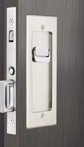 Emtek Modern Rectangular Pocket Door Privacy Mortise Lock