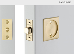 Emtek Square Tubular Pocket Door Lock