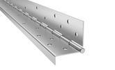 Markar HG315 Edge Mount Pin & Barrel Hinge Guard, Single Return, Stainless Steel, 83 1/8"