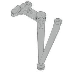 Falcon SC71A SS/HO Door Closer with Heavy Duty Springstop Hold Open Parallel Arm