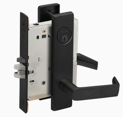 Schlage L9050P 06L Grade 1 Office and Inner Entry Mortise Lock, Conventional Cylinder, 06 Lever, L Escutcheon