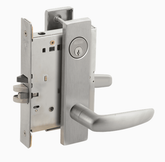 Schlage L9050P 07L Grade 1 Office and Inner Entry Mortise Lock, Conventional Cylinder, 07 Lever, L Escutcheon