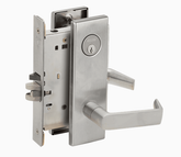 Schlage L9070P 06N Grade 1 Classroom Mortise Lock, Conventional Cylinder, 07 Lever, N Escutcheon