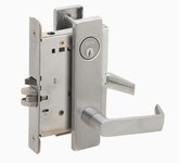 Schlage L9080P 06L Grade 1 Storeroom Mortise Lock, Conventional Cylinder, 06 Lever, L Escutcheon