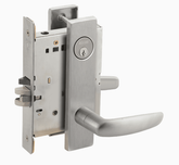 Schlage L9080P 07L Grade 1 Storeroom Mortise Lock, Conventional Cylinder, 07 Lever, L Escutcheon