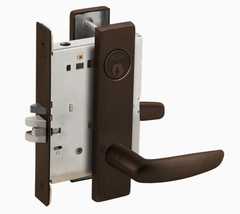 Schlage L9080P 07L Grade 1 Storeroom Mortise Lock, Conventional Cylinder, 07 Lever, L Escutcheon