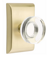 Emtek Modern Disc Glass Knobset