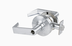 Schlage ND80LDEU Grade 1 Electrified Cylindrical Storeroom Lock, 12-24 VDC, Fail Secure, Less Cylinder, Rhodes Lever, Satin Chrome