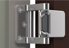 Pemko PDLAA Hospitality Privacy Door Latch, Satin Chrome or Black Suede Powder Coat