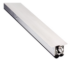 Pemko 420APKL Hollow Metal Automatic Door Bottom, PemkoPrene Insert, Mill Aluminum Finish