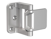 Pemko PDLAA Hospitality Privacy Door Latch, Satin Chrome or Black Suede Powder Coat