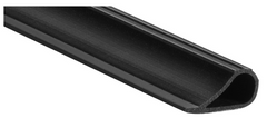 Pemko PK33 Adhesive-Backed Fire/Smoke Gasketing, PemkoPrene, Black