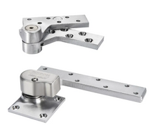 Rixson L147 3/4" Offset Hung Pivot Set, Satin Chrome (Includes L180 Top Pivot)