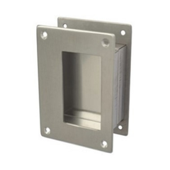 Rockwood 94BTB Back-to-Back Flush Pull, 3 1/2" x 5" - Stainless Steel