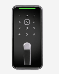 DormaKaba MD0032-ECB-CB-0 Grade 2 Saffire LX-D Electronic Deadbolt Lockset with Clutch Mechanism, Built-in Contactless RFID Reader, Standalone, Electronic Override, Vertical Mounting, BLE Enabled, Satin Chrome