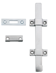 Ives SB453 Surface Bolt, Satin Chrome, 8"
