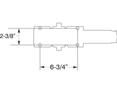 Falcon SC71A Rw/PA Heavy Duty Door Closer, Regular Arm with PA Bracket, Full Cover