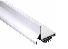 Pemko 210AV / 210DV Door Shoe, Vinyl Bottom Seal - 1 1/4" Width x 1 9/16" Height