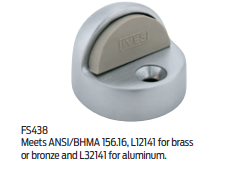 Ives FS438 Floor Dome Stop - 1 3/8" Height