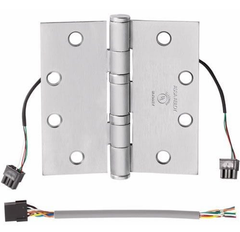 McKinney T4A3786 QC4 4.5″ x 4.5″ Heavy Weight Full Mortise Electrified Hinge – 4 Wire