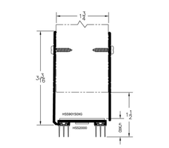 Pemko XG2212APK773BL Door Bottom Shoe, Fire Door Excessive Gap Solution