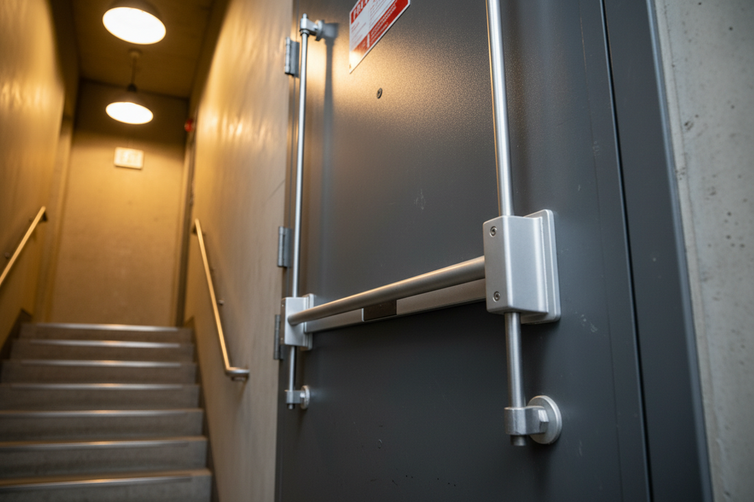 Exit Hardware Guide: Panic Bars, Exit Devices & Code Compliance Explained